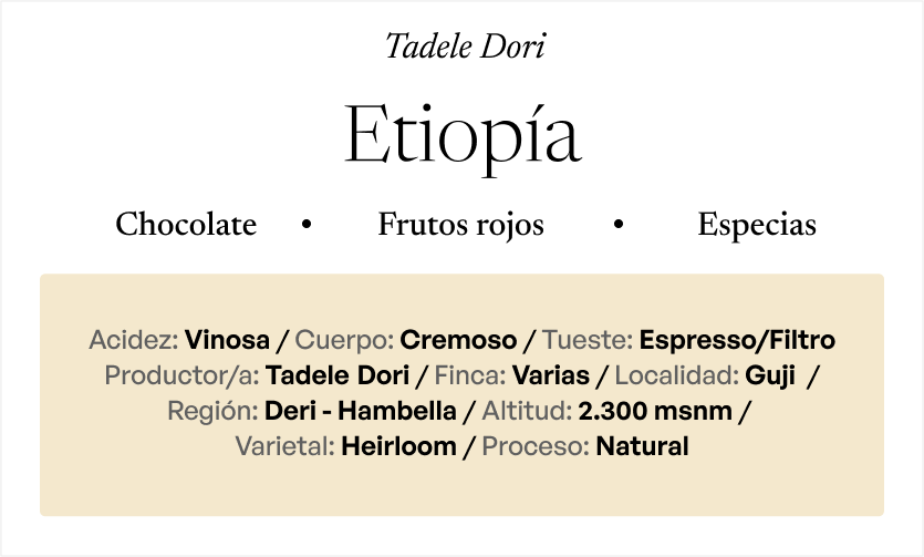 ETIOPÍA Tadele Dori