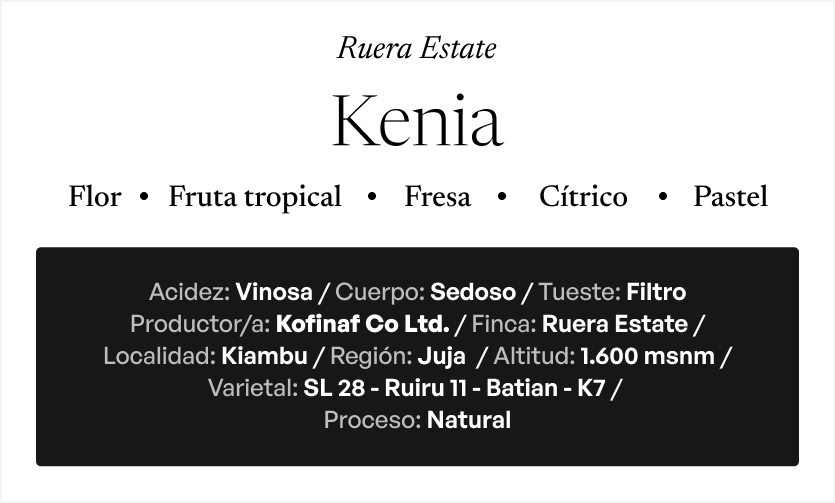 KENIA Ruera Estate