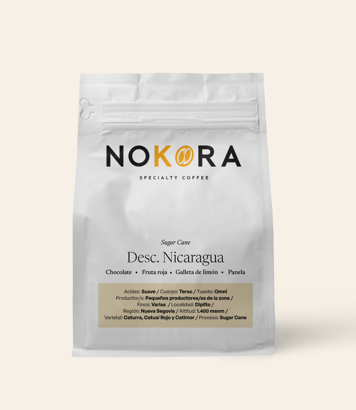 Kolonbia Deskafeinatua Azukre-kanabera