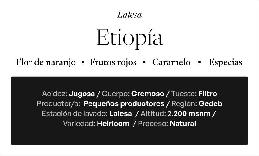ETIOPÍA Lalesa